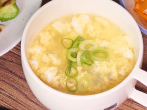 プチプチ海藻麺のたまごスープ