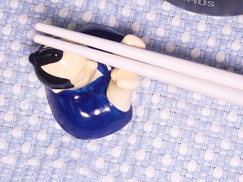 真剣白刃取りの箸置き