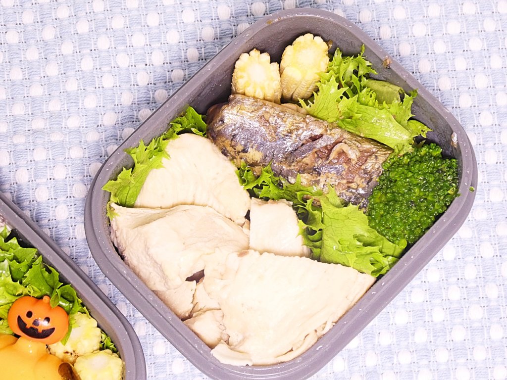 今日のお弁当 右の箱 19/10/25