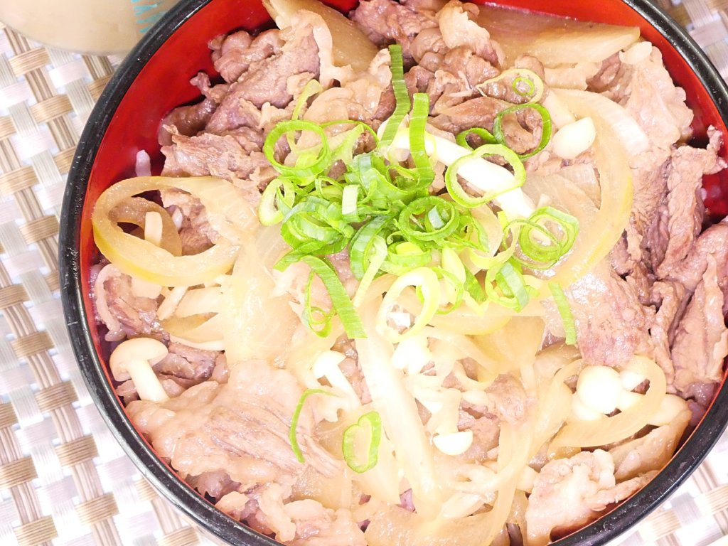 ブナピー牛丼