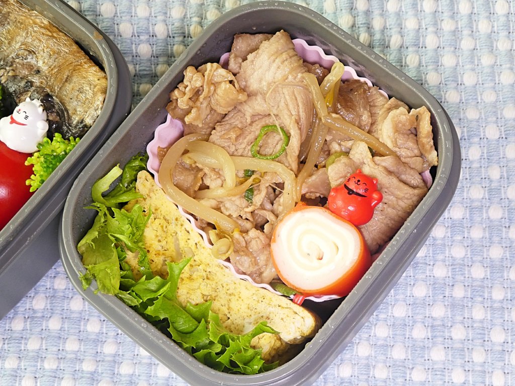 今日のお弁当 右の箱 19/10/28