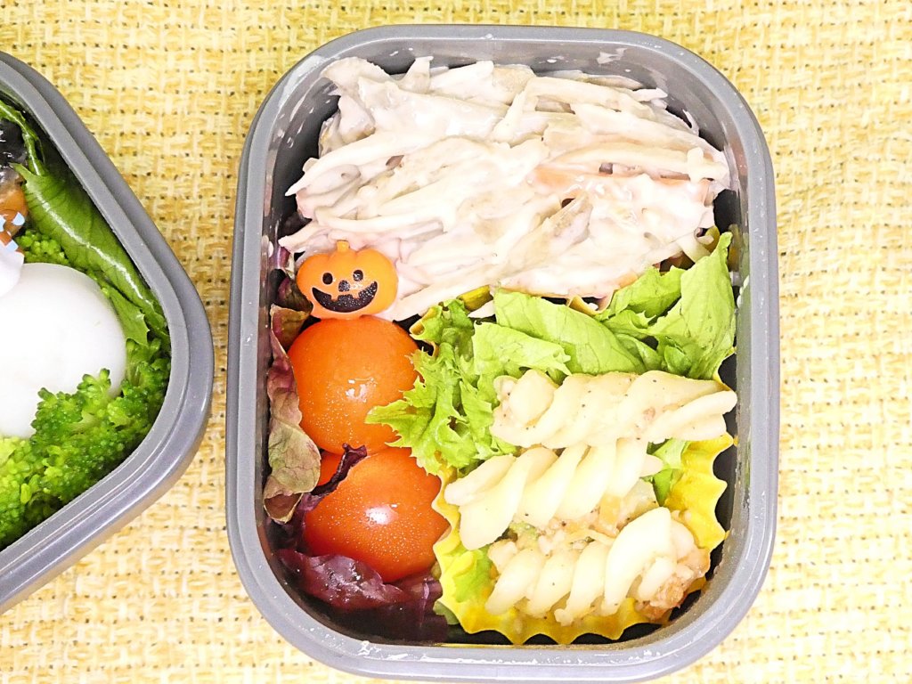 今日のお弁当 右の箱 19/10/28
