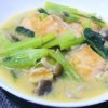 鮭と小松菜の味噌煮
