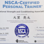 NSCA-CPT資格証