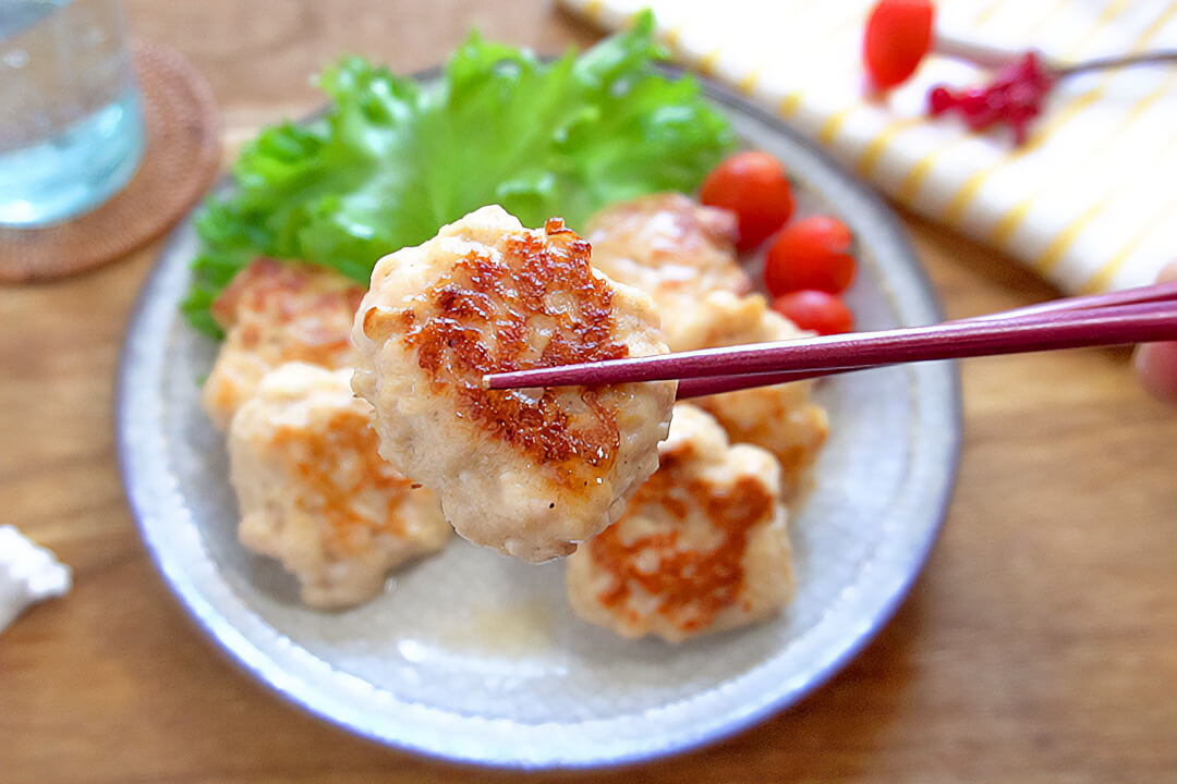 鶏むね肉とえのきの味噌ナゲット