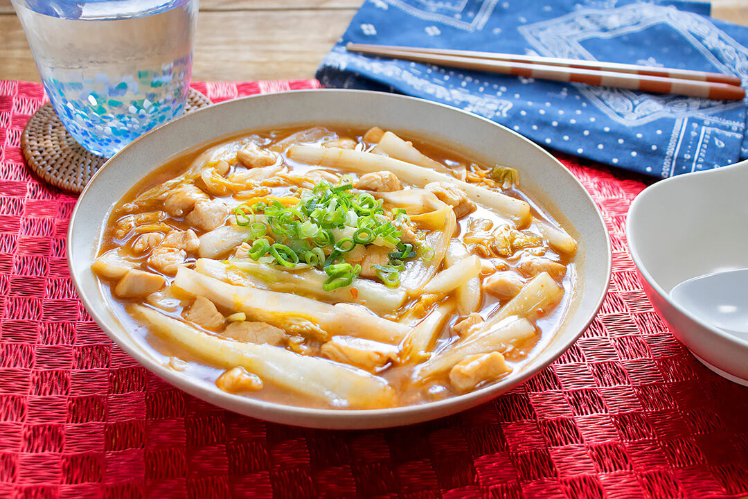 鶏むね肉と白菜の中華あん