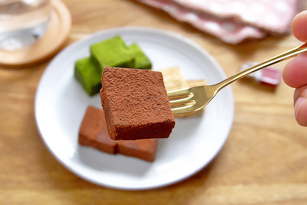 豆腐の高カカオ生チョコ