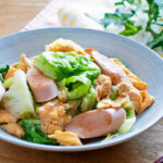 ギョニソとレタスの卵炒め