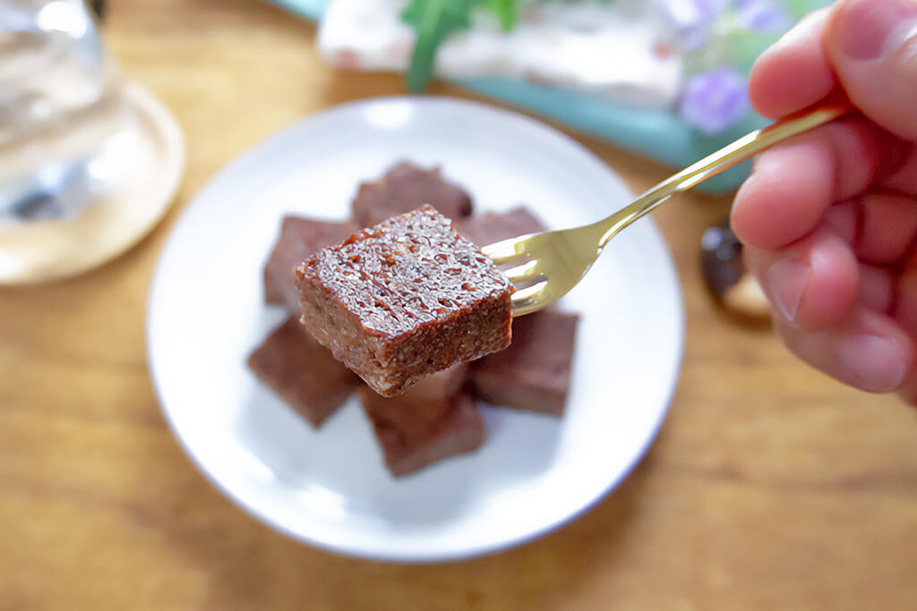 豆腐とバナナのガトーショコラ風