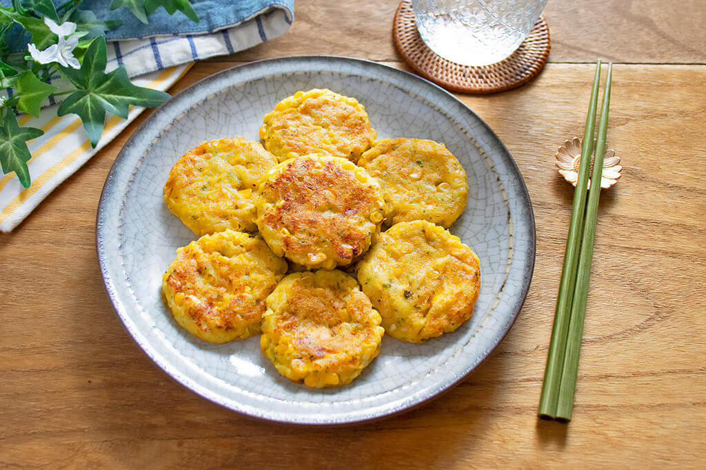 豆腐のコーン焼き