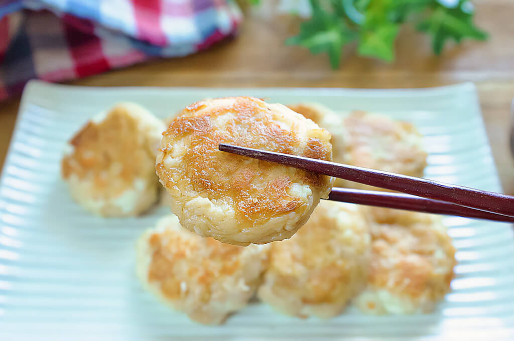豆腐とえのきのふわふわ焼き