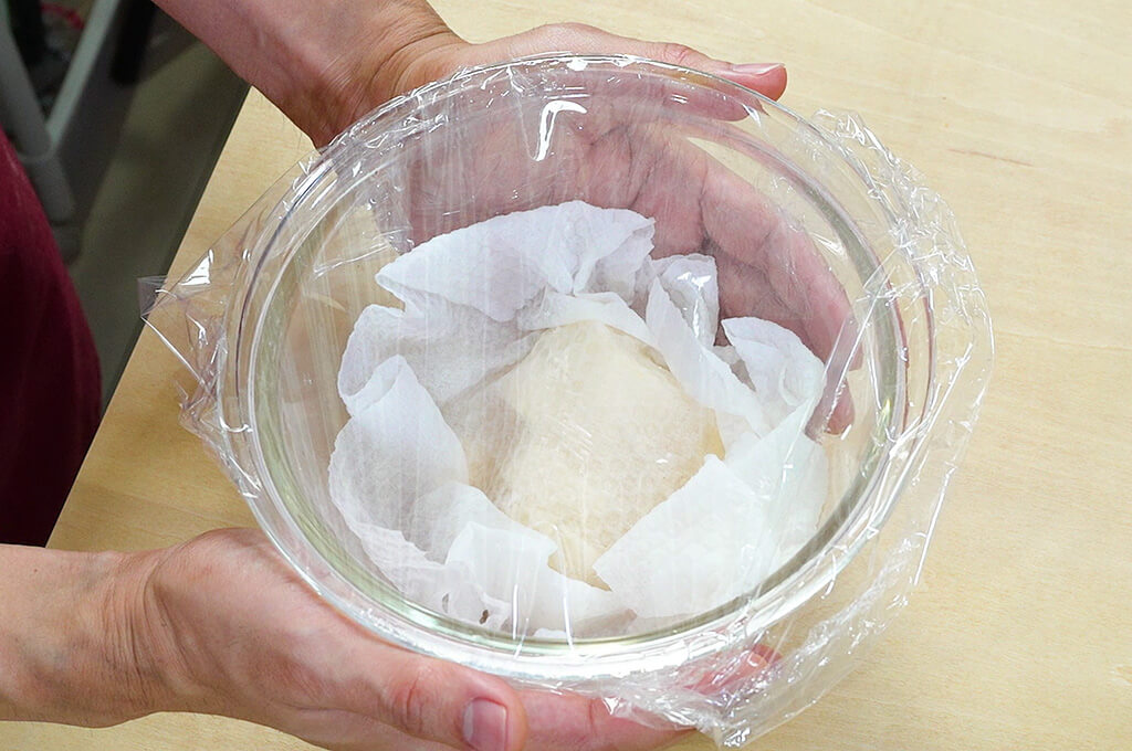 さつまいもはレンジで加熱する