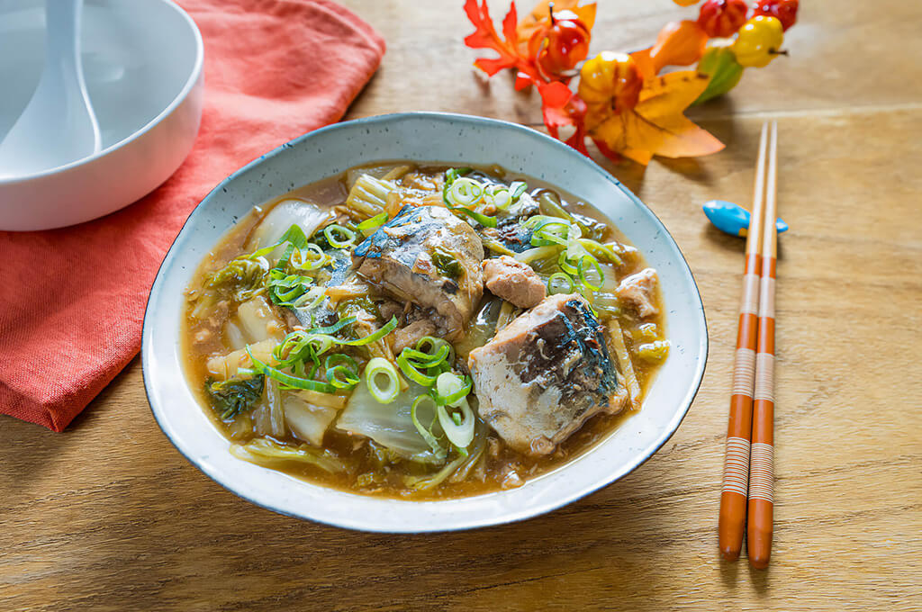 サバ缶と白菜のうま煮