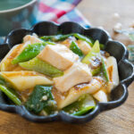 豆腐とねぎのうま煮