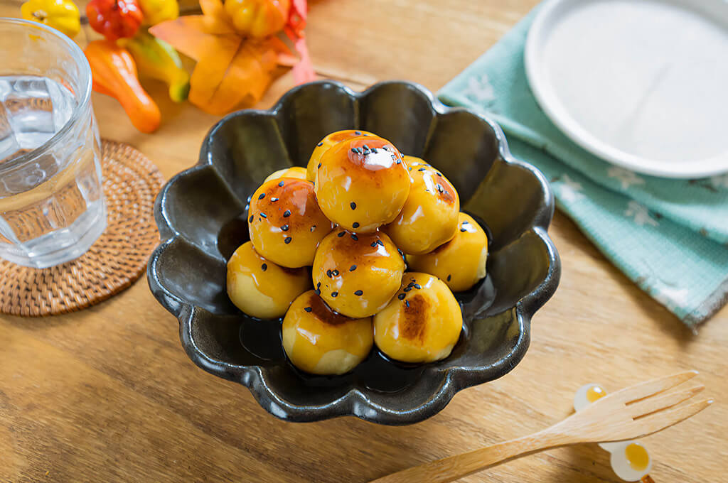 豆腐とさつまいものみたらし団子