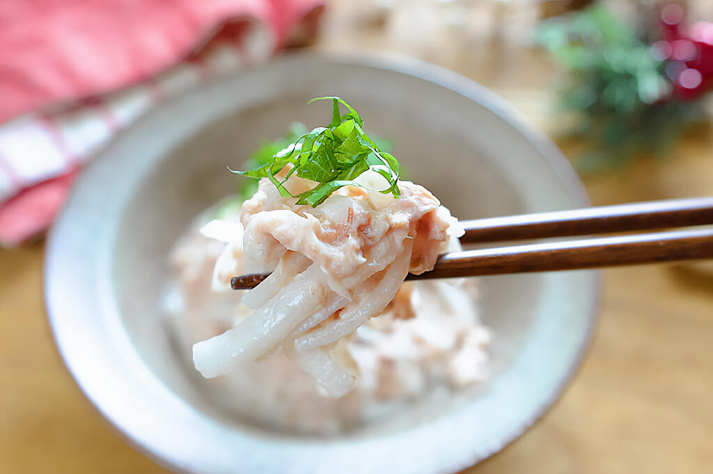 ツナと大根の梅マヨサラダ