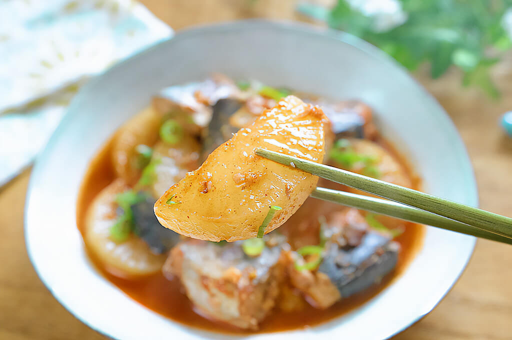 韓国風サバ大根