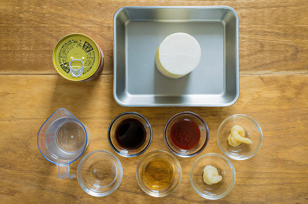 韓国風サバ大根の材料