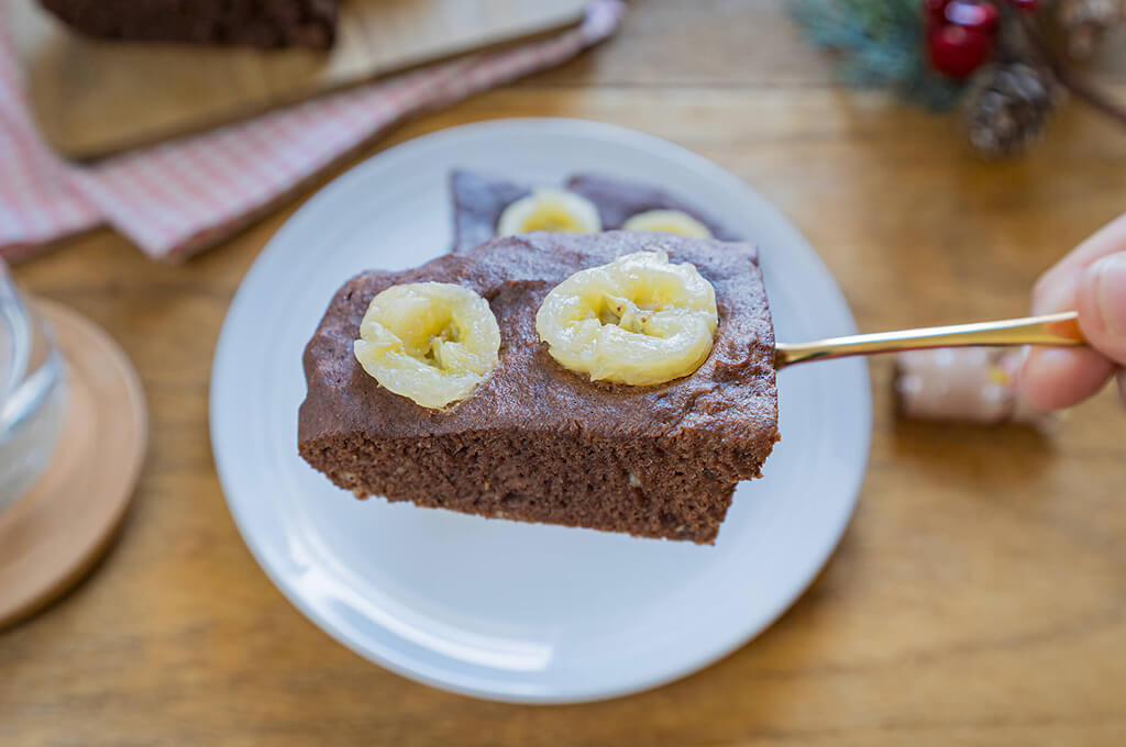 米粉のチョコバナナ蒸しパン