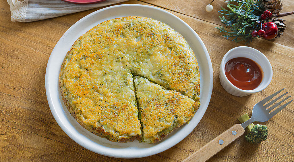 豆腐とブロッコリーのチーズ焼き