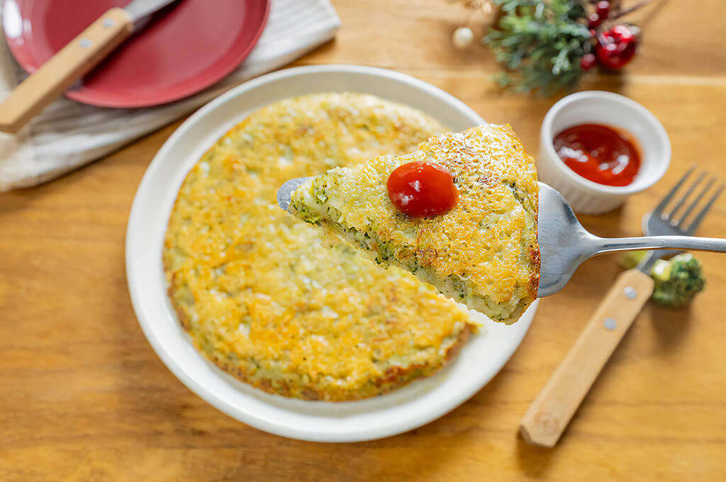 豆腐とブロッコリーのチーズ焼き