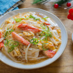 豆腐のカニ玉あんかけ