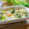 ブロッコリーの豆腐グラタン