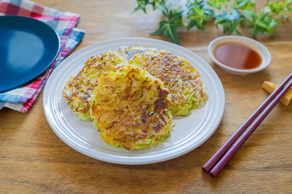 ちくわとキャベツのチーズおやき