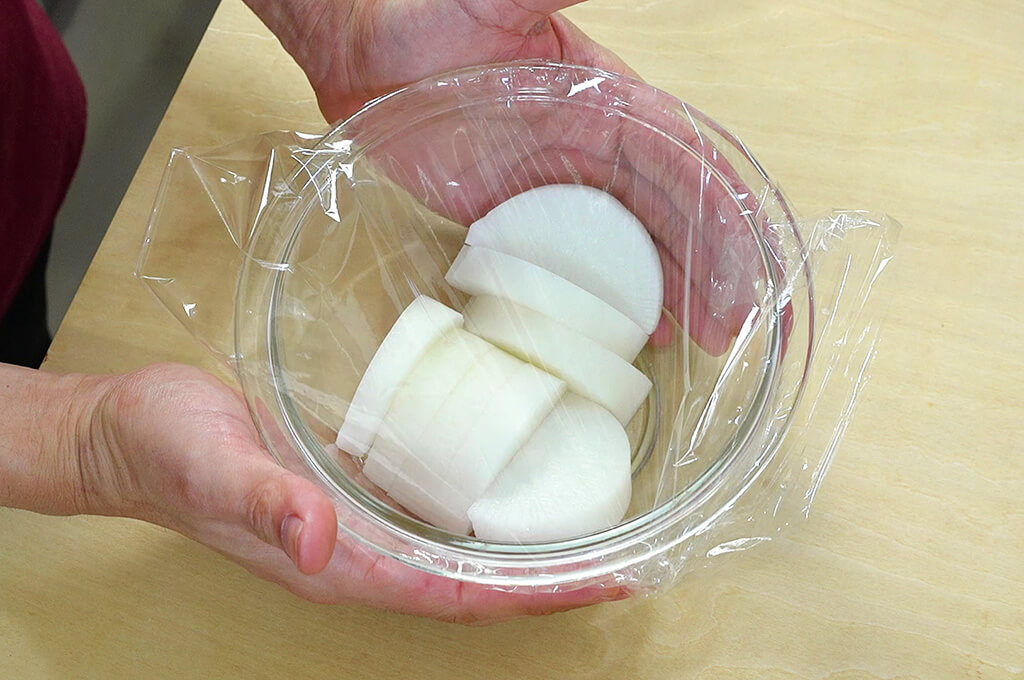 大根はレンジで加熱する
