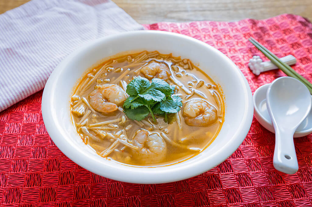えのきの麻辣湯風