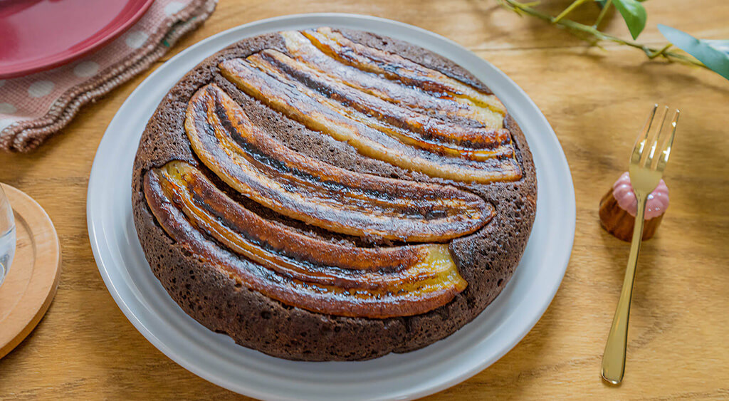 豆腐のチョコバナナケーキ