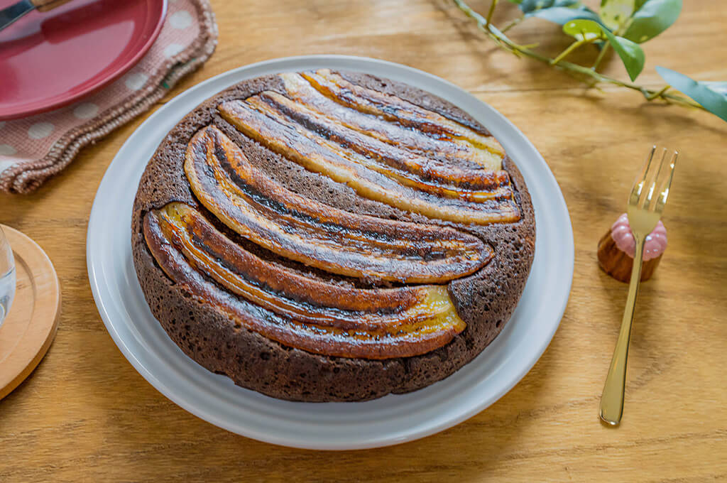豆腐のチョコバナナケーキ