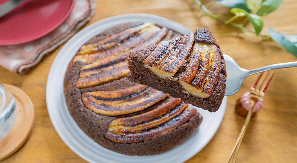 豆腐のチョコバナナケーキ
