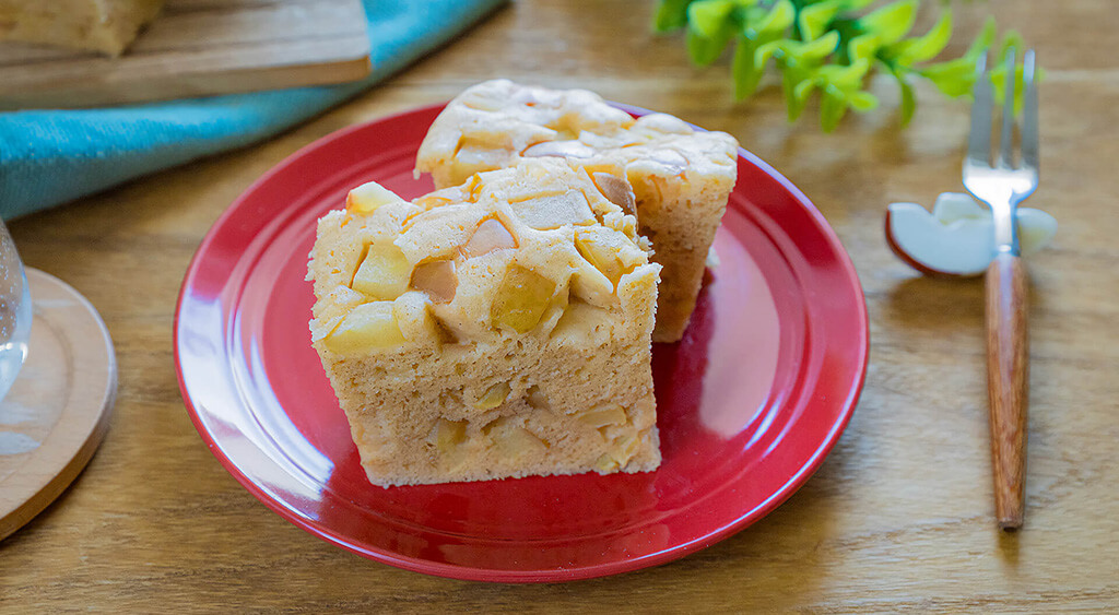 りんごのヨーグルト蒸しパン