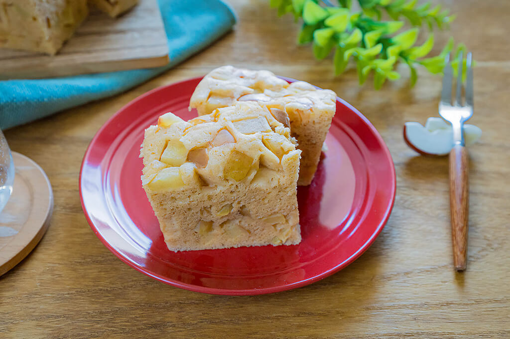 りんごのヨーグルト蒸しパン