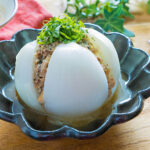 サバ缶と新玉ねぎのレンジ蒸し