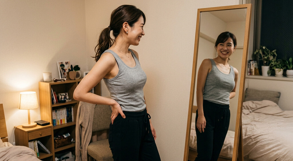 ダイエットに成功した女性