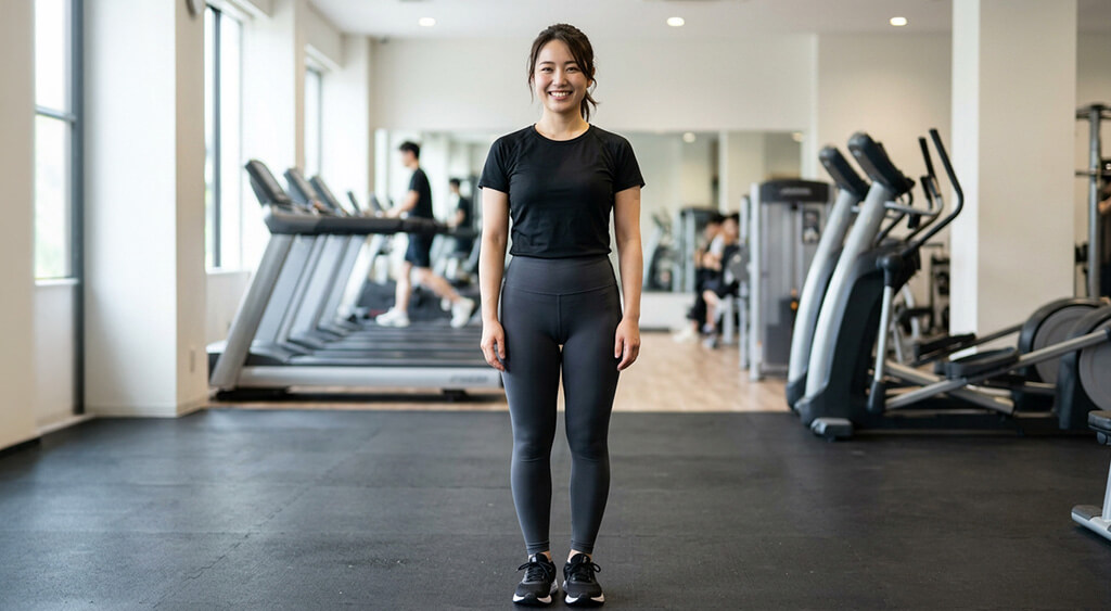 リンゴ型の女性