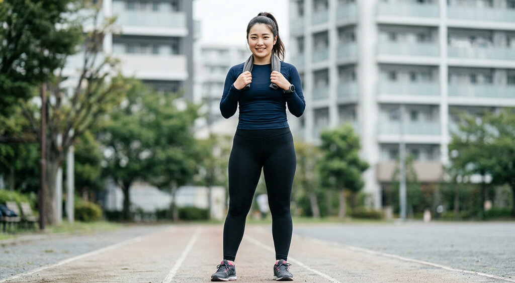 洋ナシ型の女性