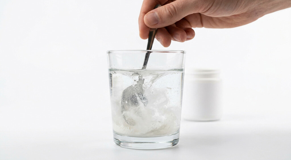 水に溶かしたグルタミン