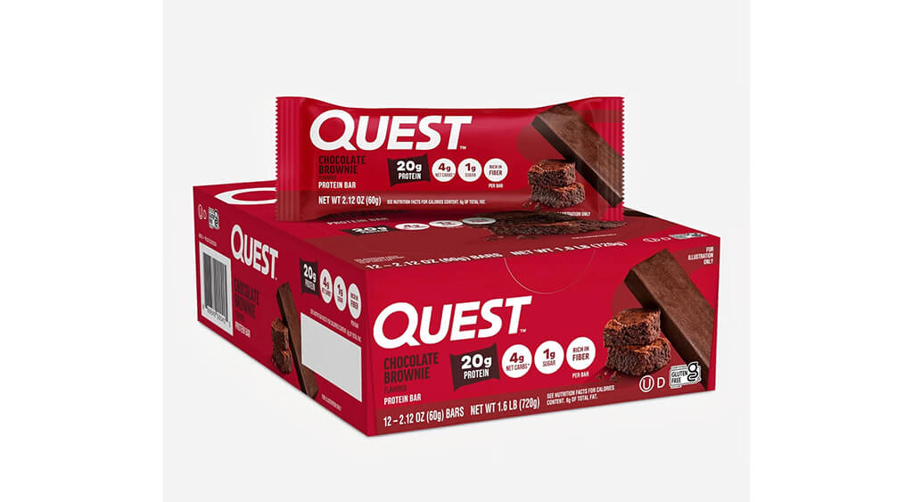 Quest Nutrtion(クエストニュートリション) プロテインバー チョコレートブラウニー