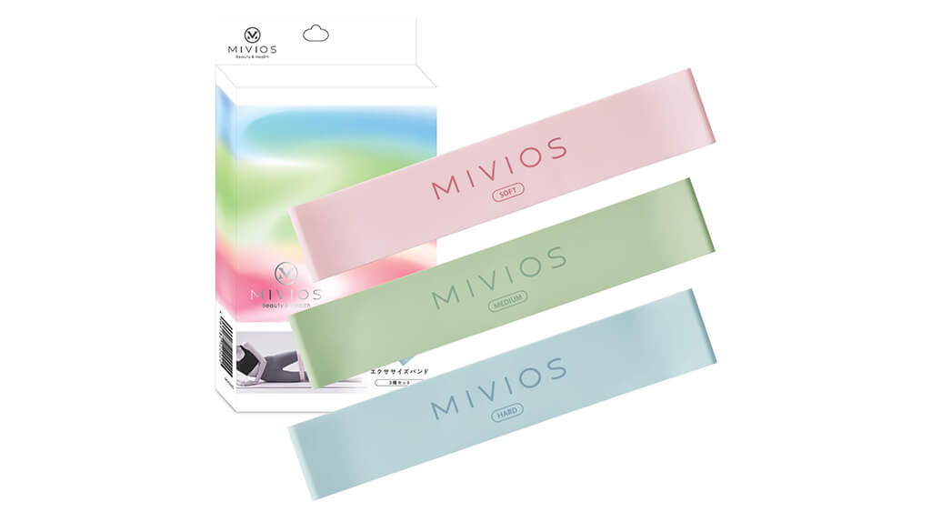 MIVIOS(ミビオス) エクササイズバンド 3種セット