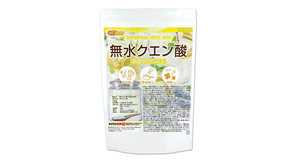 NICHIGA(ニチガ) 国産 無水クエン酸