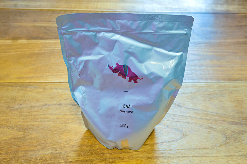 SAIJIRUSHI(サイジルシ) EAA シャインマスカット味のパッケージ