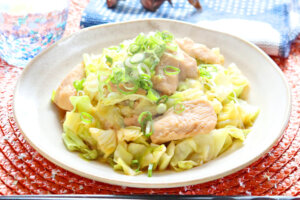 鶏むね肉とキャベツのプルコギ