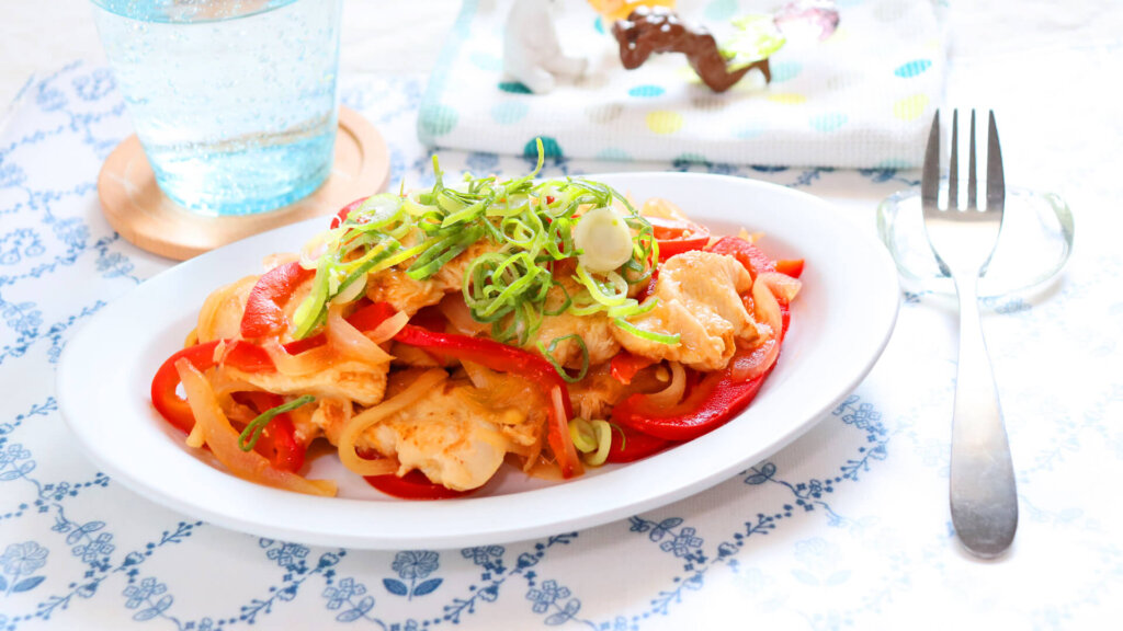 鶏むね肉のめんつゆマリネ